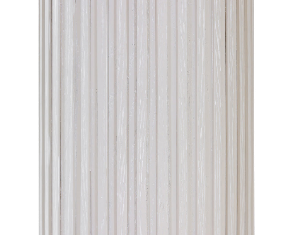 Martin Furniture - Tulane - Modern Round Pedestal Table, Side Table, Cocktail Stand, Fully Assembled, White - IMTU1236W view 2