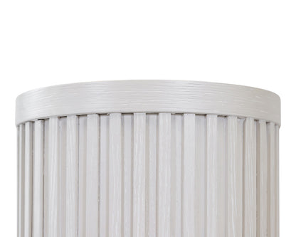 Martin Furniture - Tulane - Modern Round Pedestal Table, Side Table, Cocktail Stand, Fully Assembled, White - IMTU1236W view 3