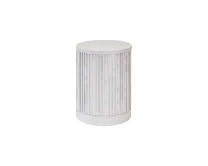 Martin Furniture - Tulane - Modern Round Pedestal Table, Side Table, Cocktail Stand, Fully Assembled, White - IMTU1824W view 1