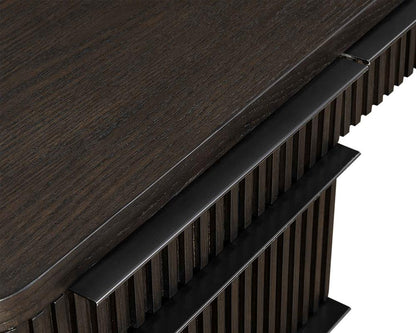 Martin Furniture - Tulane Pedestal L-Desk, Pedestal Desk, Office Desk, Brown - IMTU684R-KIT veiw 7