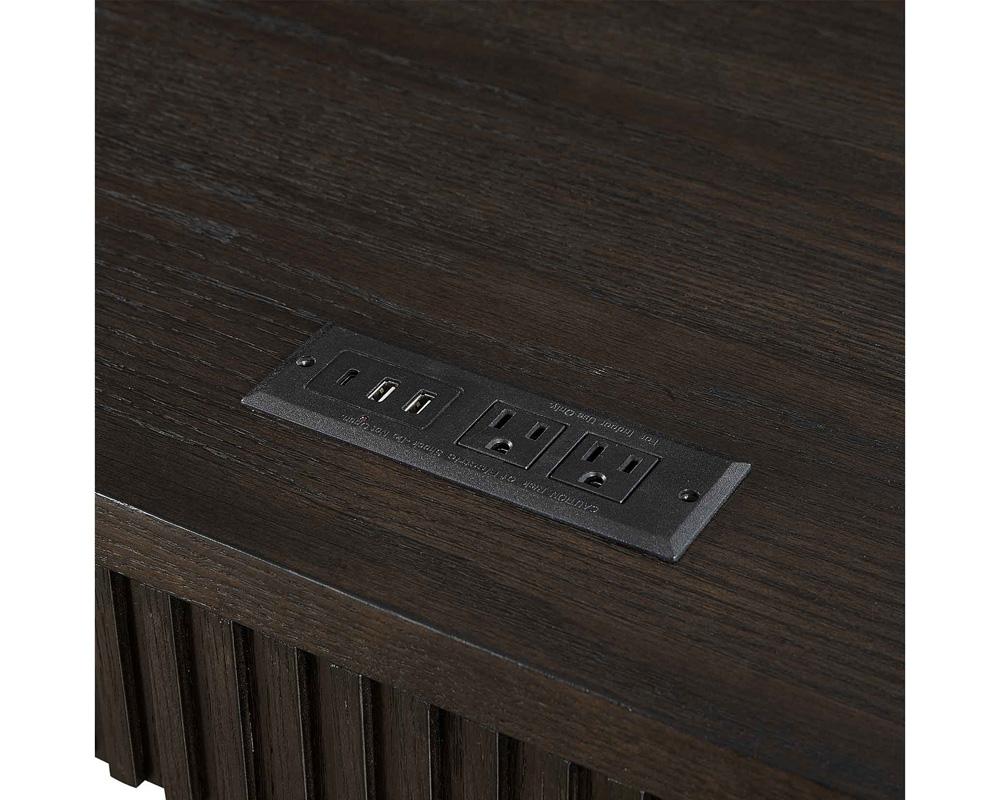 Martin Furniture - Tulane Pedestal L-Desk, Pedestal Desk, Office Desk, Brown - IMTU684R-KIT veiw 9