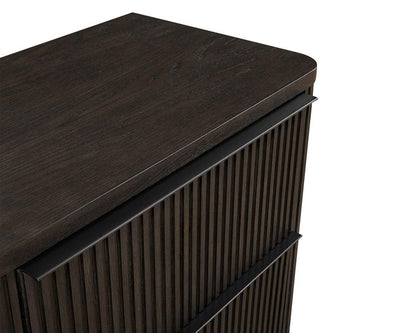 Martin Furniture - Tulane Wood Lateral File With Legal/Letter File Drawer, Office Storage, Brown - IMTU450 veiw 5