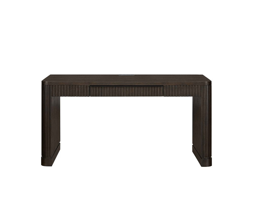 Martin Furniture - Tulane Writing Desk, Executive Writing Desk, Writing Table, Office Desk, Brown - IMTU384 veiw 2