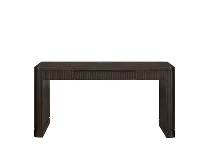 Martin Furniture - Tulane Writing Desk, Executive Writing Desk, Writing Table, Office Desk, Brown - IMTU384 veiw 2
