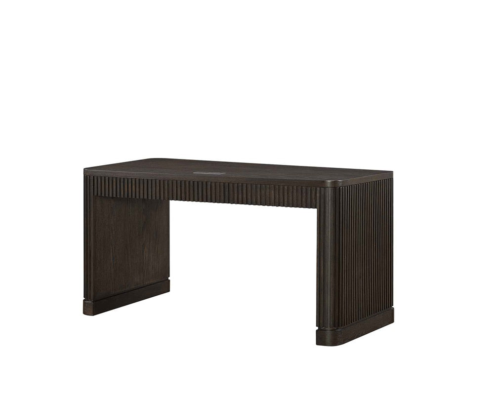 Martin Furniture - Tulane Writing Desk, Executive Writing Desk, Writing Table, Office Desk, Brown - IMTU384 veiw 3