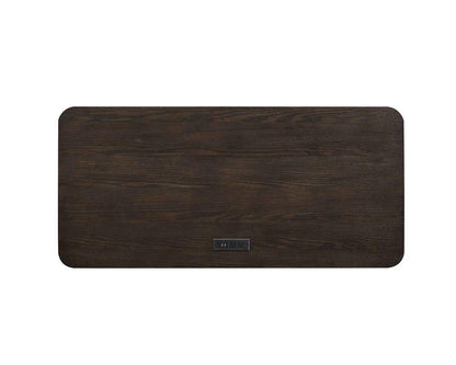 Martin Furniture - Tulane Writing Desk, Executive Writing Desk, Writing Table, Office Desk, Brown - IMTU384 veiw 7