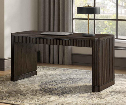 Martin Furniture - Tulane Writing Desk, Executive Writing Desk, Writing Table, Office Desk, Brown - IMTU384 veiw 8