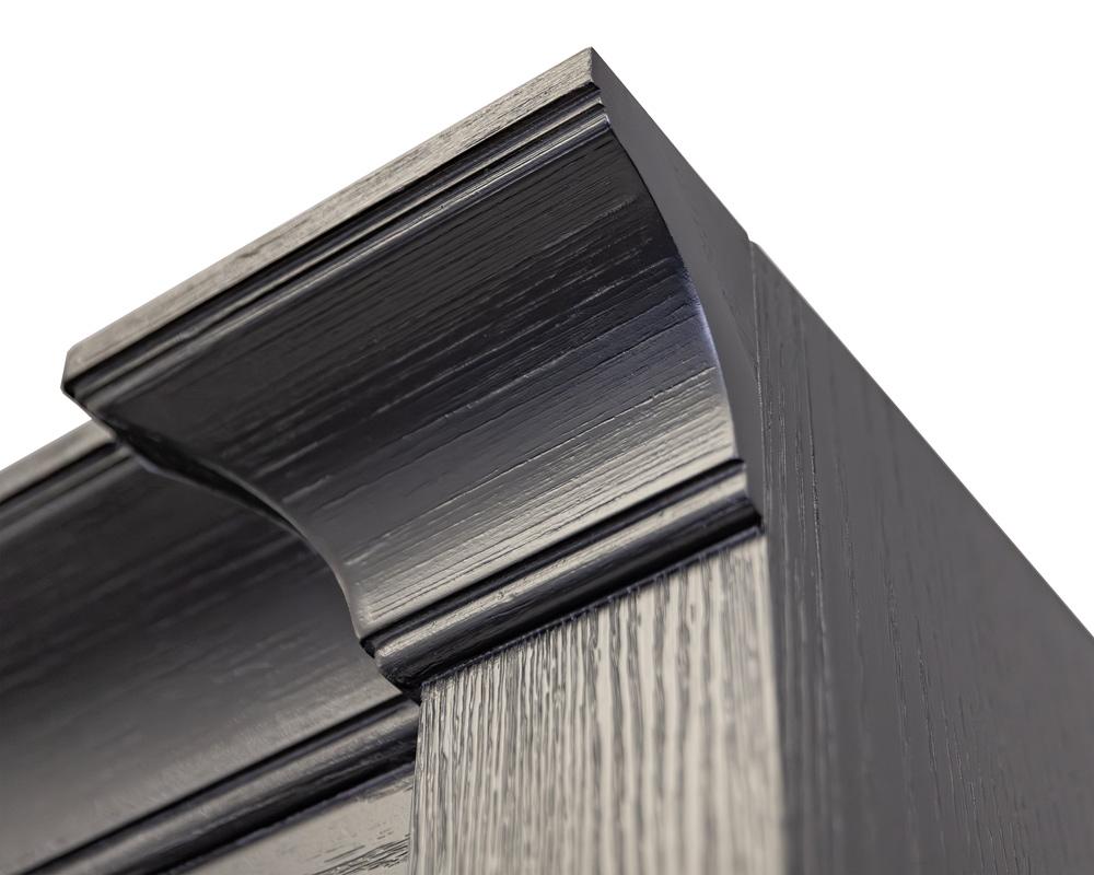 Martin Furniture - Willow Lane - Contemporary 8 Tall Wood Bookcase, Storage Organizer, Display Shelf, Fully Assembled, Black - IMWL4094B veiw 6