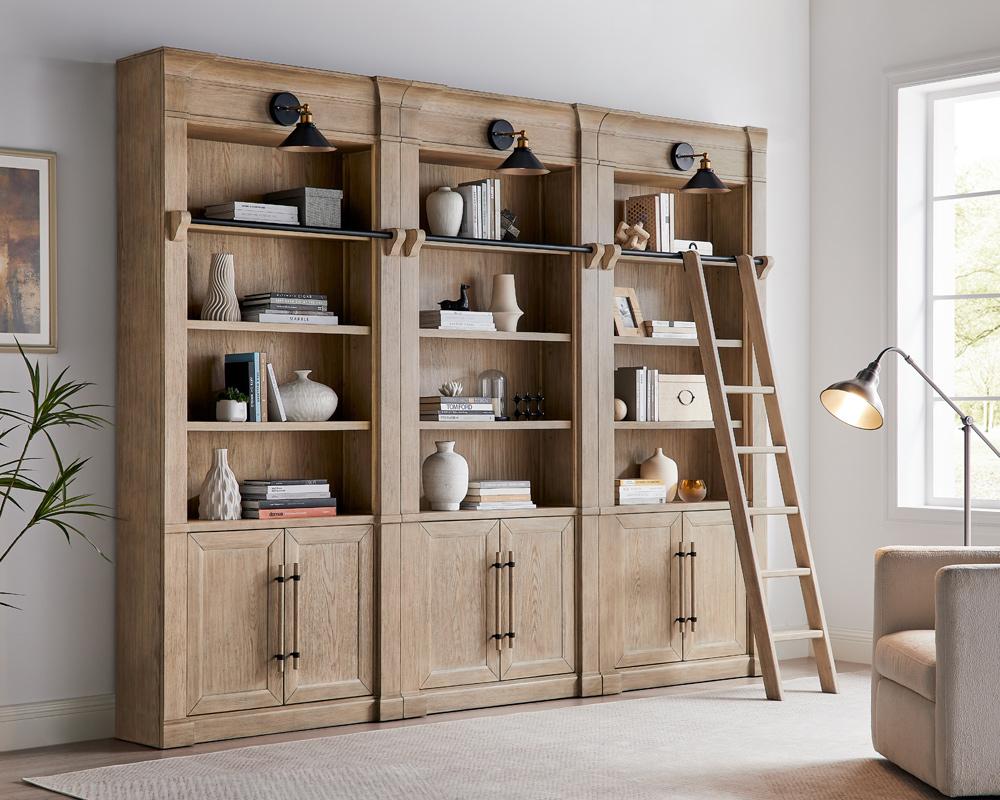 Martin Furniture - Willow Lane - Contemporary 8 Tall Wood Bookcase, Storage Organizer, Display Shelf, Fully Assembled, Brown - IMWL4094N veiw 5