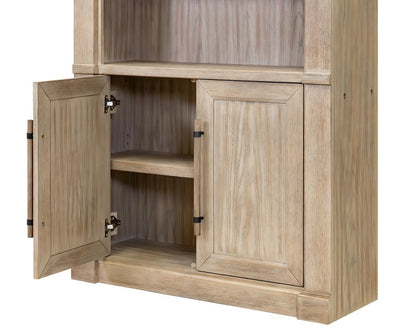Martin Furniture - Willow Lane - Contemporary 8 Tall Wood Bookcase, Storage Organizer, Display Shelf, Fully Assembled, Brown - IMWL4094N veiw 6