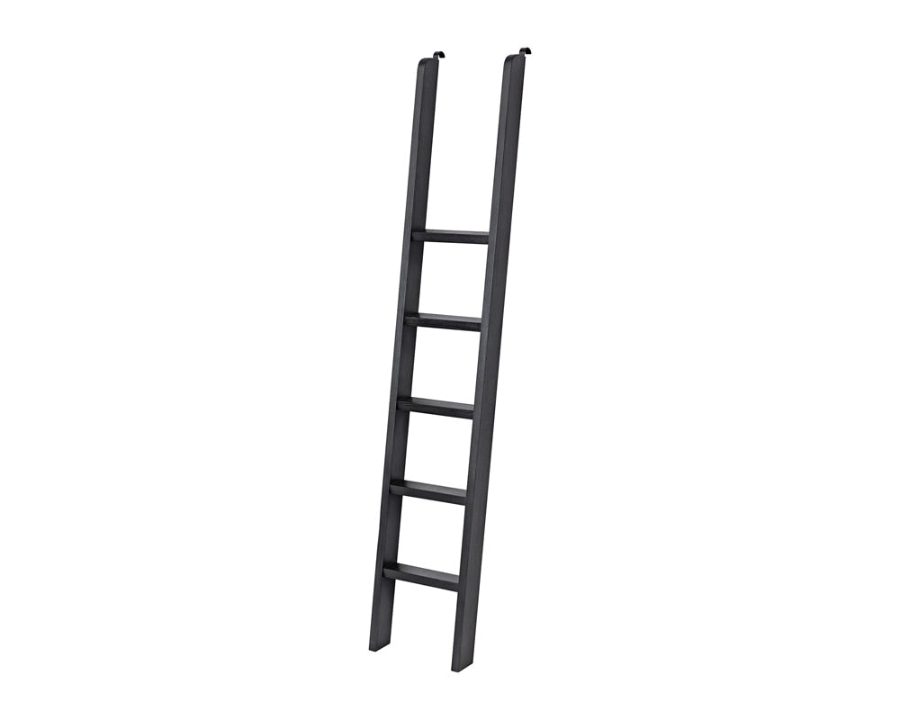 Martin Furniture - Willow Lane - Contemporary Decorative Wooden Ladder, Black - IMWL402B veiw 2