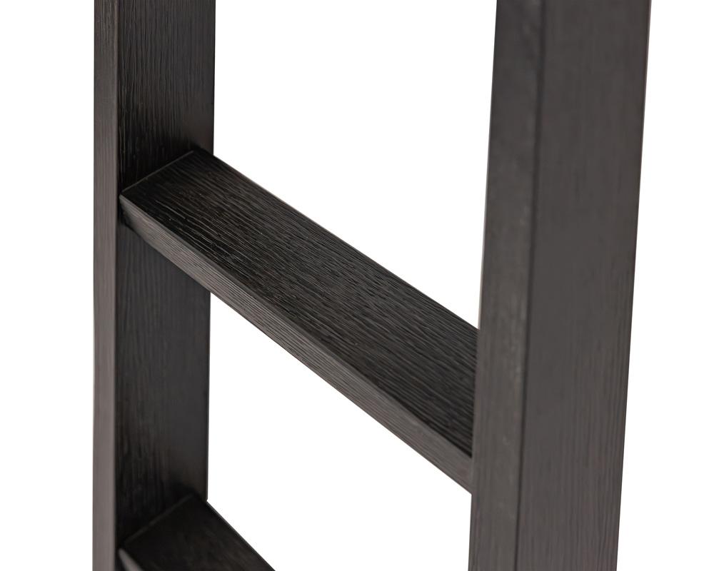 Martin Furniture - Willow Lane - Contemporary Decorative Wooden Ladder, Black - IMWL402B veiw 3