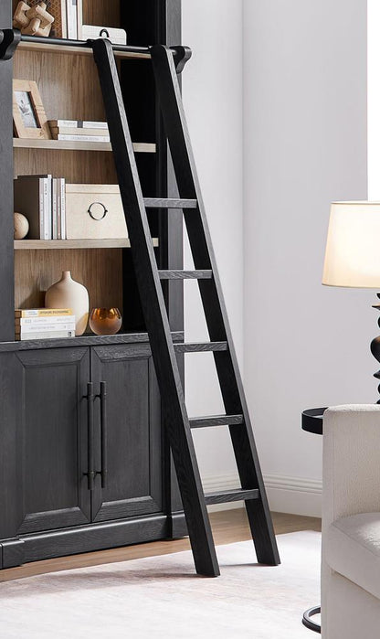 Martin Furniture - Willow Lane - Contemporary Decorative Wooden Ladder, Black - IMWL402B veiw 4