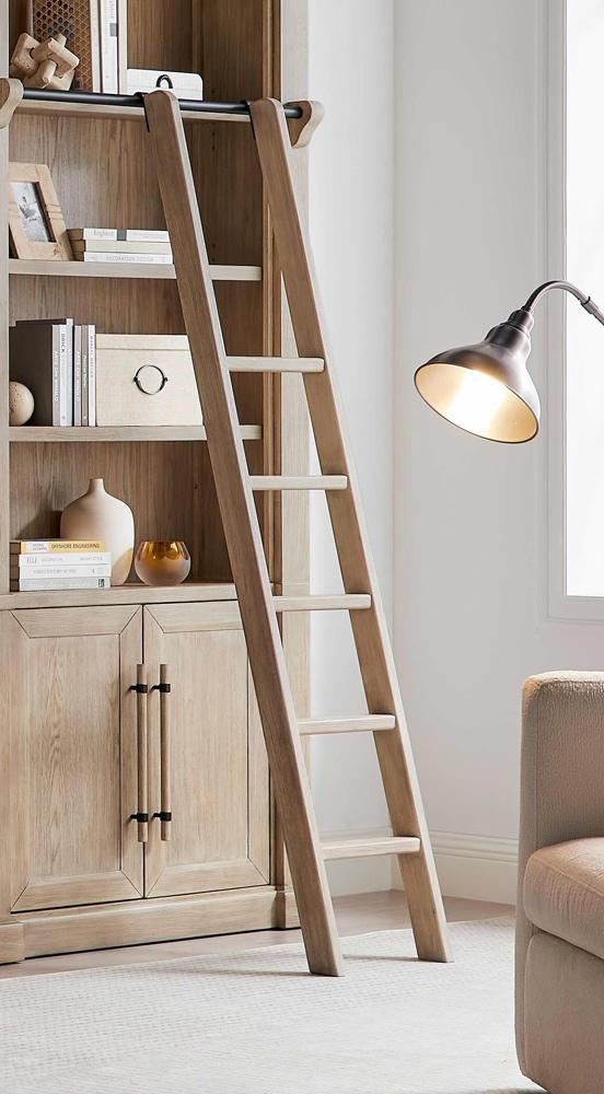 Martin Furniture - Willow Lane - Contemporary Decorative Wooden Ladder, Brown - IMWL402N veiw 3