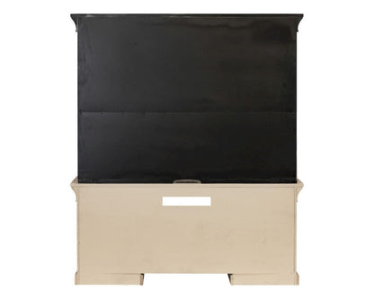 Martin Furniture - Willow Lane - Traditional Wood Executive Desk, Office Storage Hutch with Doors, Brown - IMWL682N-689NKIT view 2