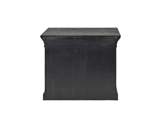 Martin Furniture - Willow Lane - Traditional Wood Lateral File, Office Storage Drawer, Fully Assembled, Black - IMWL450B view 2