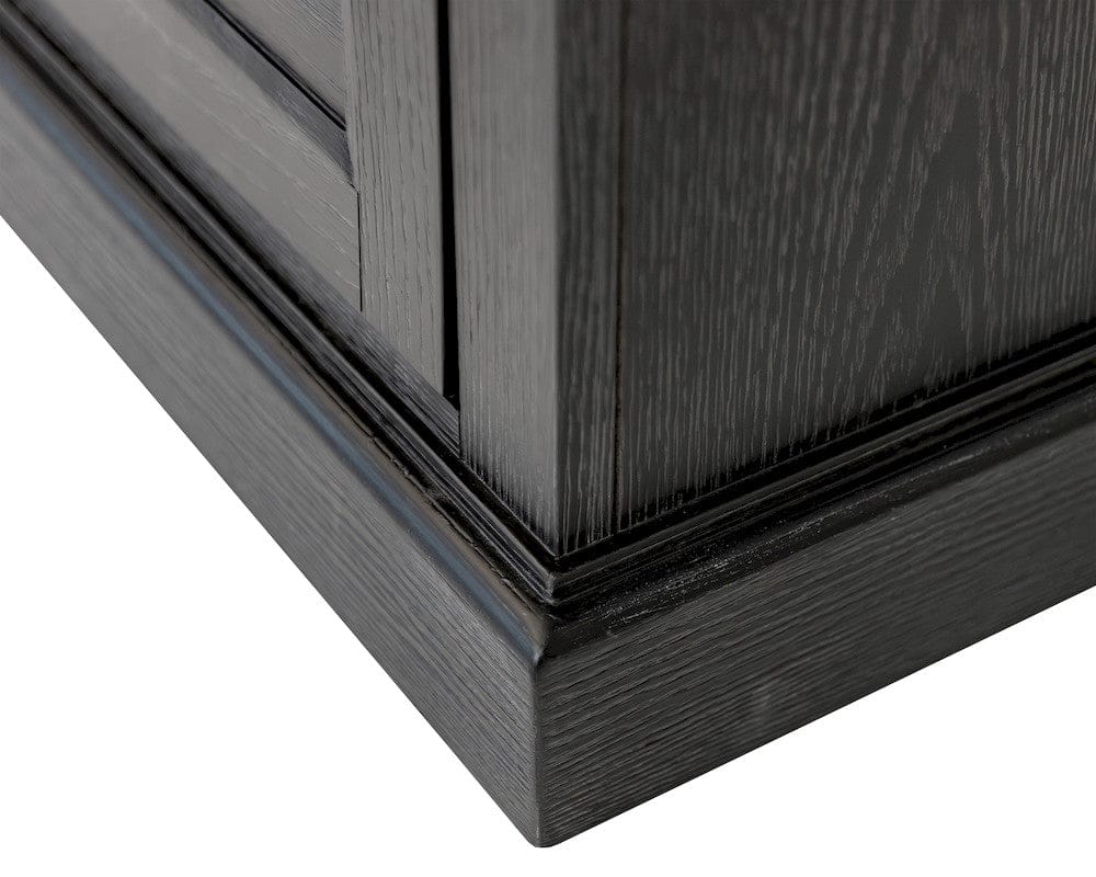 Martin Furniture - Willow Lane - Traditional Wood Lateral File, Office Storage Drawer, Fully Assembled, Black - IMWL450B view 3