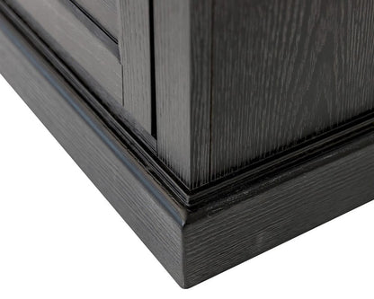 Martin Furniture - Willow Lane - Traditional Wood Lateral File, Office Storage Drawer, Fully Assembled, Black - IMWL450B view 3