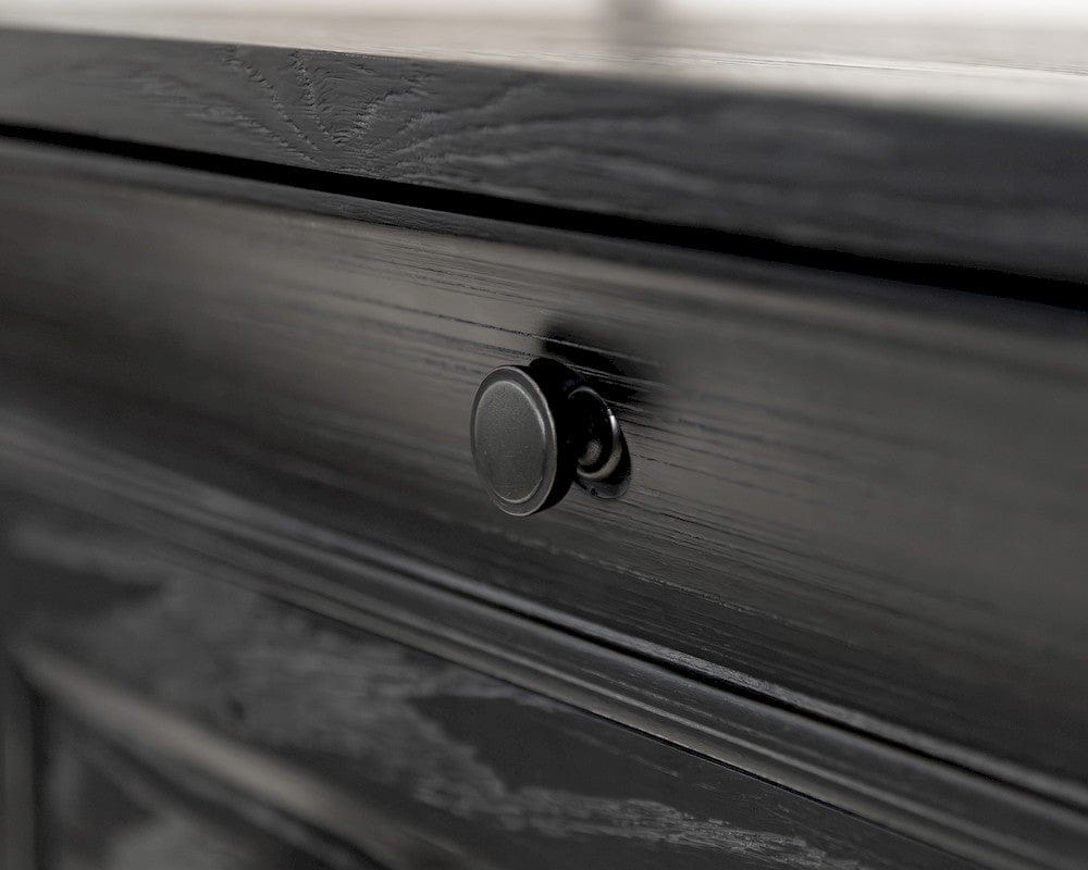 Martin Furniture - Willow Lane - Traditional Wood Lateral File, Office Storage Drawer, Fully Assembled, Black - IMWL450B view 7