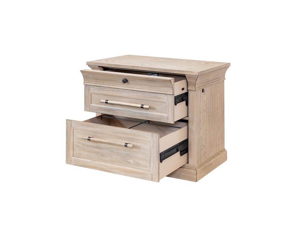 Martin Furniture - Willow Lane - Traditional Wood Lateral File, Office Storage Drawer, Fully Assembled, Brown - IMWL450N view 5