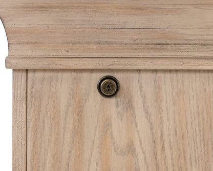 Martin Furniture - Willow Lane - Traditional Wood Lateral File, Office Storage Drawer, Fully Assembled, Brown - IMWL450N view 8