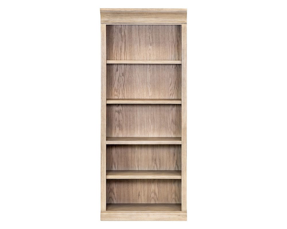 Martin Furniture - Willow Lane - Traditional Wood Open Bookcase, Office Storage, Fully Assembled, Brown - IMWL3280N view 1