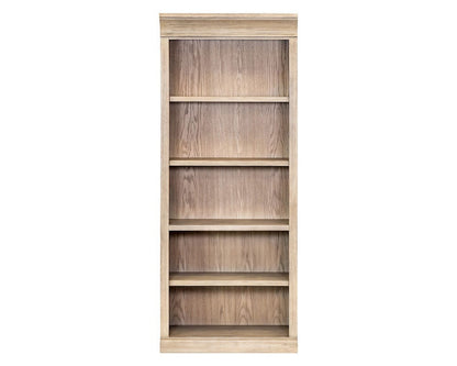 Martin Furniture - Willow Lane - Traditional Wood Open Bookcase, Office Storage, Fully Assembled, Brown - IMWL3280N view 1