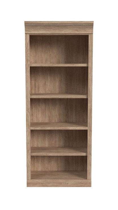 Martin Furniture - Willow Lane - Traditional Wood Open Bookcase, Office Storage, Fully Assembled, Brown - IMWL3280N view 6