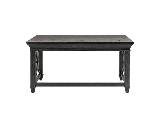 Martin Furniture - Willow Lane - Traditional Wood Writing Desk, Office Table with Drawers, Black - IMWL384B view 1