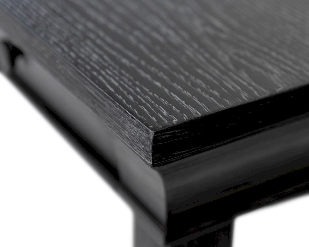 Martin Furniture - Willow Lane - Traditional Wood Writing Desk, Office Table with Drawers, Black - IMWL384B view 3