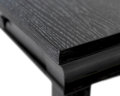 Martin Furniture - Willow Lane - Traditional Wood Writing Desk, Office Table with Drawers, Black - IMWL384B view 3