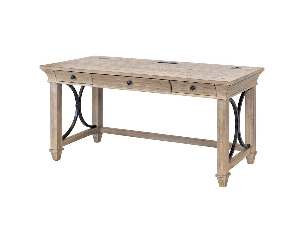 Martin Furniture - Willow Lane - Traditional Wood Writing Desk, Office Table with Drawers, Brown - IMWL384N view 1