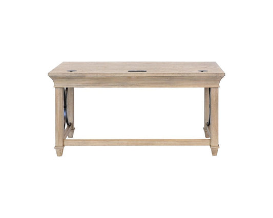 Martin Furniture - Willow Lane - Traditional Wood Writing Desk, Office Table with Drawers, Brown - IMWL384N view 2
