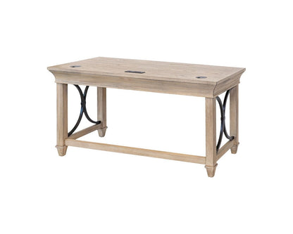 Martin Furniture - Willow Lane - Traditional Wood Writing Desk, Office Table with Drawers, Brown - IMWL384N view 3