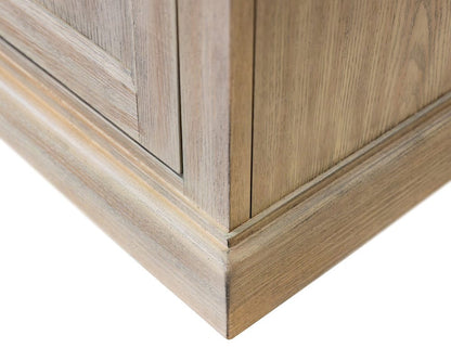 Martin Furniture - Willow Lane - Transitional 80" Fireplace Console, Entertainment Storage, TV Stand, Fully Assembled, Natural Oak - IMWL380FPN view 3