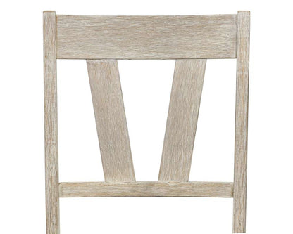 Martin Furniture - Winslow - Two Wood Modern Farmhouse Kitchen Table Chairs, Dining Seats, Brown - IMWI70KIT2 veiw 4