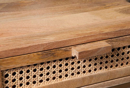 Martin Svensson Home - Auckland 25in Tall Solid Wood and Metal End Table, Natural - 3707121 veiw 6