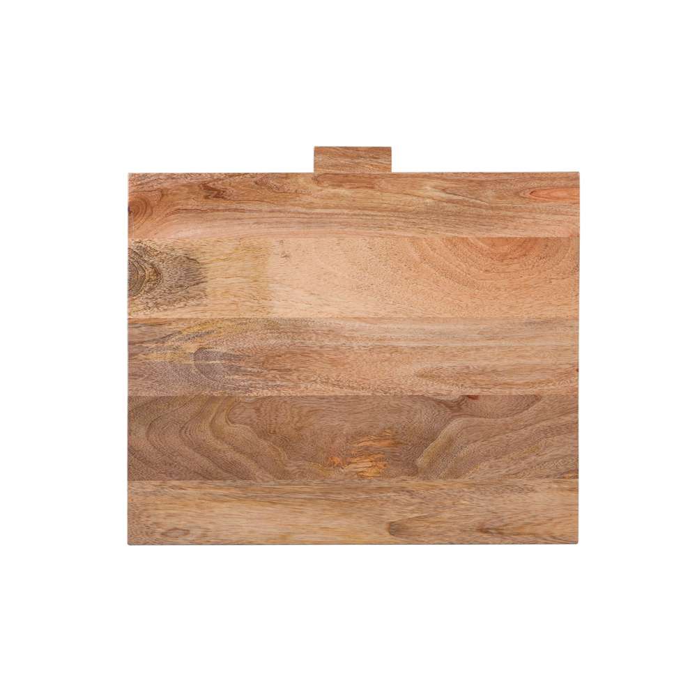 Martin Svensson Home - Auckland 25in Tall Solid Wood and Metal End Table, Natural - 3707121 veiw 7