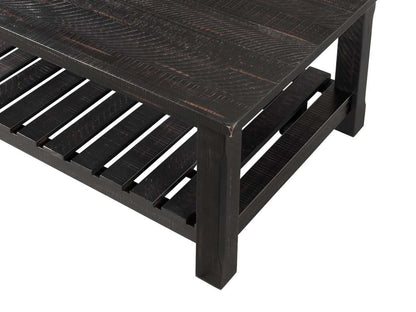 Martin Svensson Home -  Barn Door Coffee Table, Antique Black - 890222 veiw 2