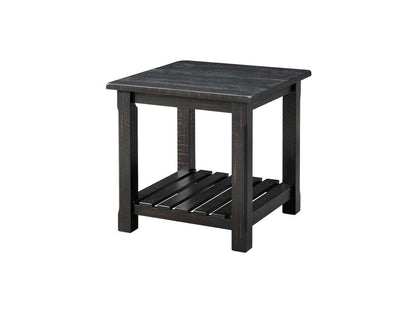 Martin Svensson Home -  Barn Door End Table, Antique Black - 890232 veiw 1