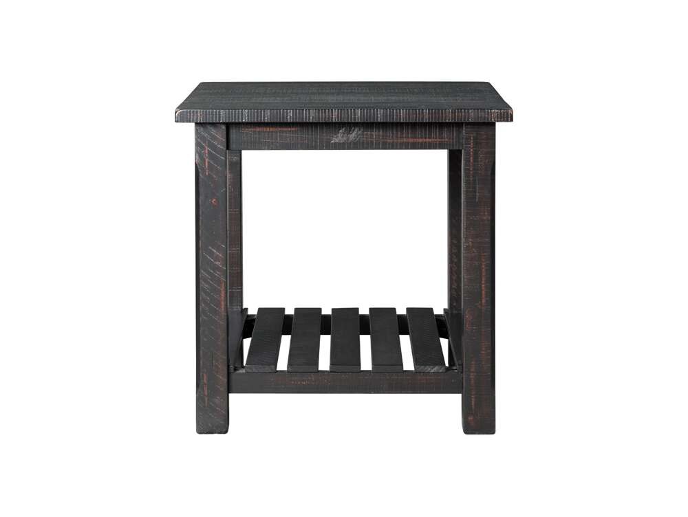 Martin Svensson Home -  Barn Door End Table, Antique Black - 890232 veiw 3