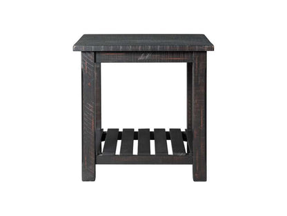 Martin Svensson Home -  Barn Door End Table, Antique Black - 890232 veiw 3