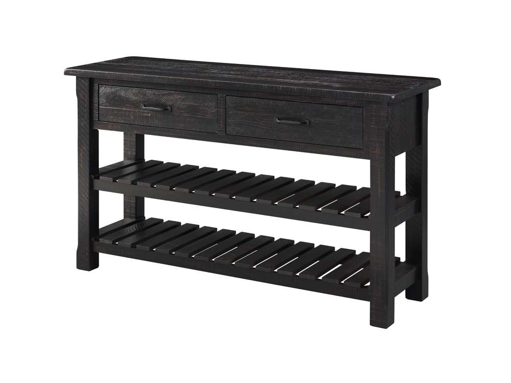 Martin Svensson Home -  Barn Door Sofa Table, Antique Black - 890242 veiw 1
