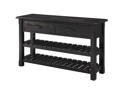 Martin Svensson Home -  Barn Door Sofa Table, Antique Black - 890242 veiw 1