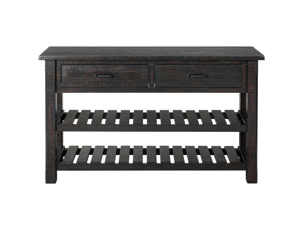 Martin Svensson Home -  Barn Door Sofa Table, Antique Black - 890242 veiw 3