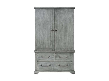 Martin Svensson Home -  Beach House 3 Drawer Armoire, Dove Grey - 6803927 veiw 4