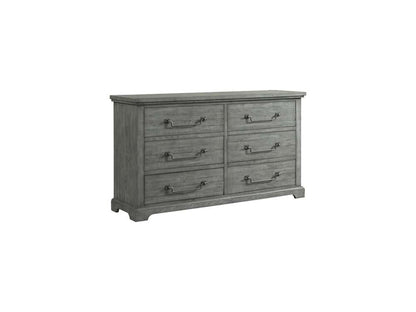 Martin Svensson Home -  Beach House 6 Drawer Dresser, Dove Grey - 6804106 veiw 4