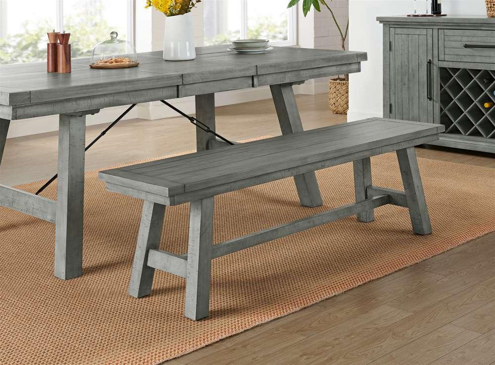 Martin Svensson Home -  Beach House Bench in Dove Grey - 5603935 veiw 2