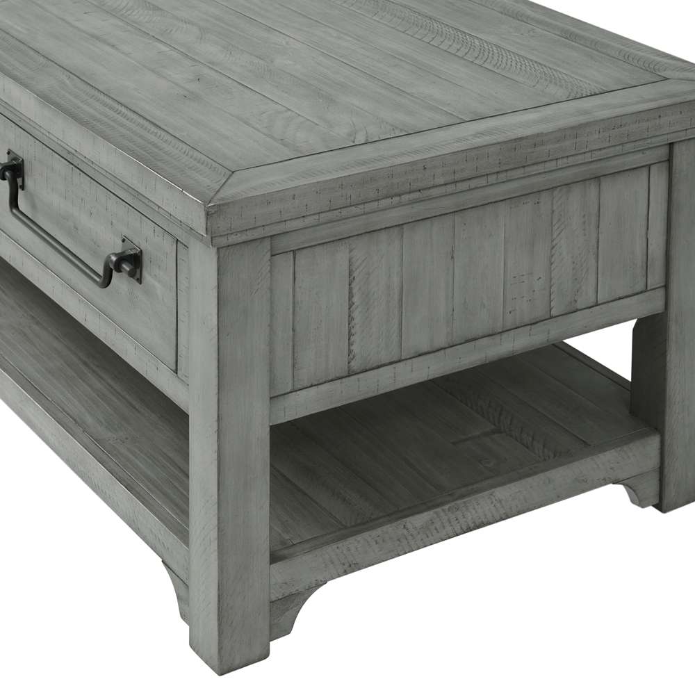 Martin Svensson Home -  Beach House Dove Grey 2-Drawer Coffee Table - 860229 veiw 3