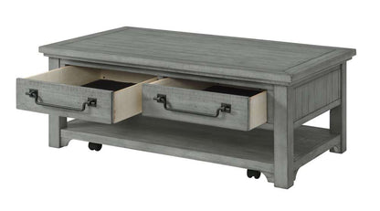 Martin Svensson Home -  Beach House Dove Grey 2-Drawer Coffee Table - 860229 veiw 4